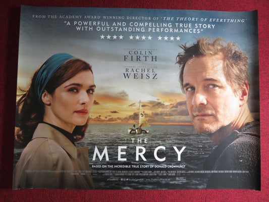 THE MERCY UK QUAD (30"x 40") ROLLED POSTER COLIN FIRTH RACHEL WEISZ 2018