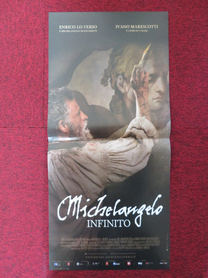 MICHELANGELO INFINITO ITALIAN LOCANDINA POSTER ENRICO LO VERSO 2017