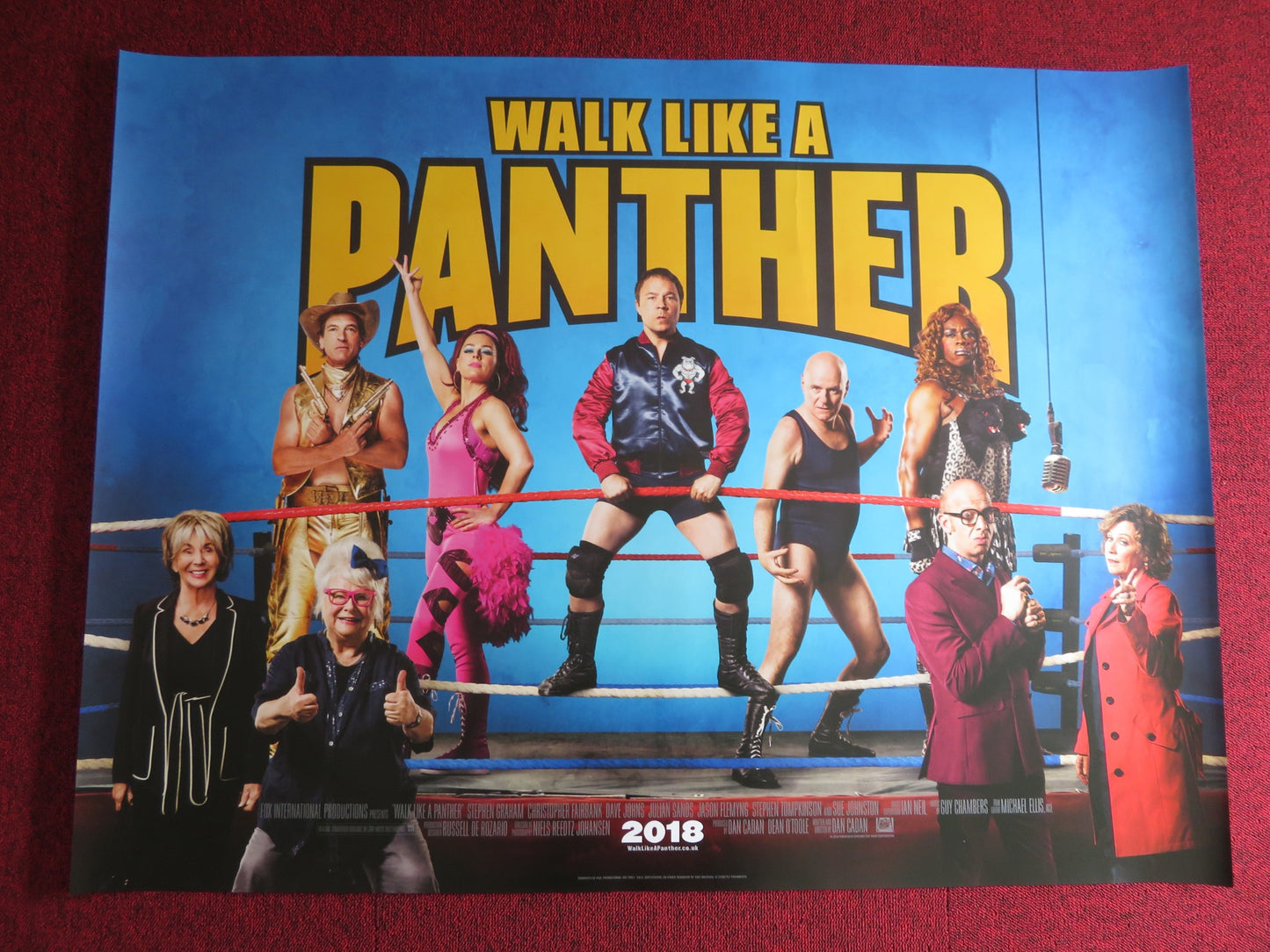 WALK LIKE A PANTHER UK QUAD (30"x 40") ROLLED POSTER STEPHEN GRAHAM 2018