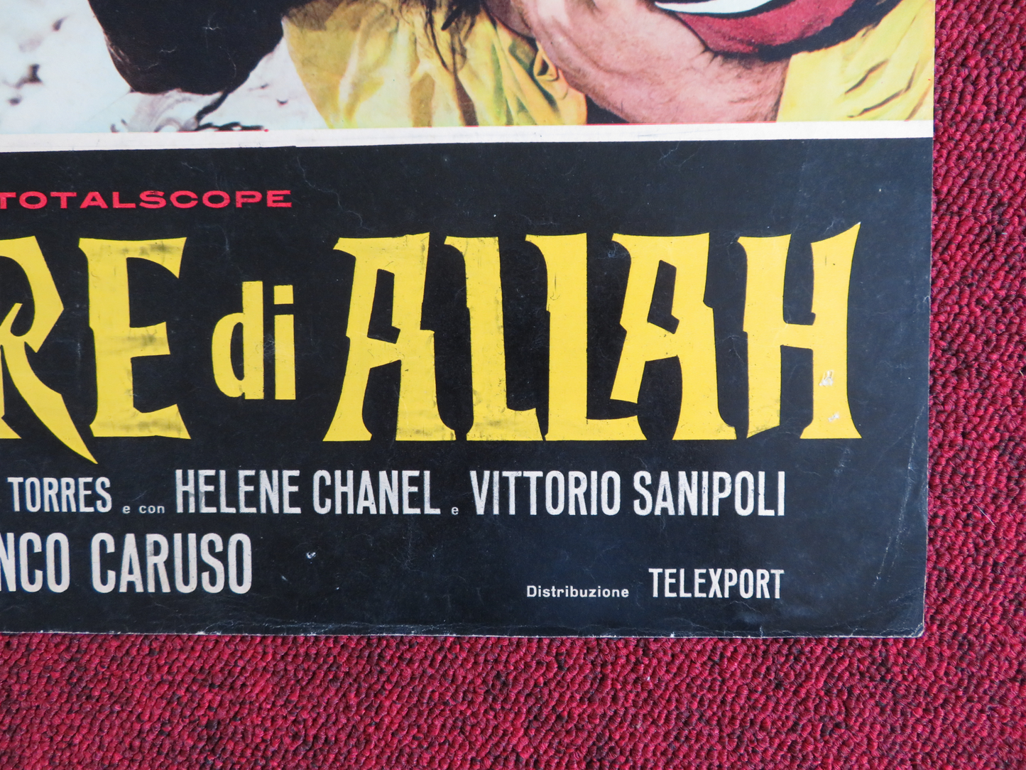 LE VERDI BANDIERE DI ALLAH ITALIAN FOTOBUSTA POSTER JOSE SUAREZ L.CRISTAL 1963