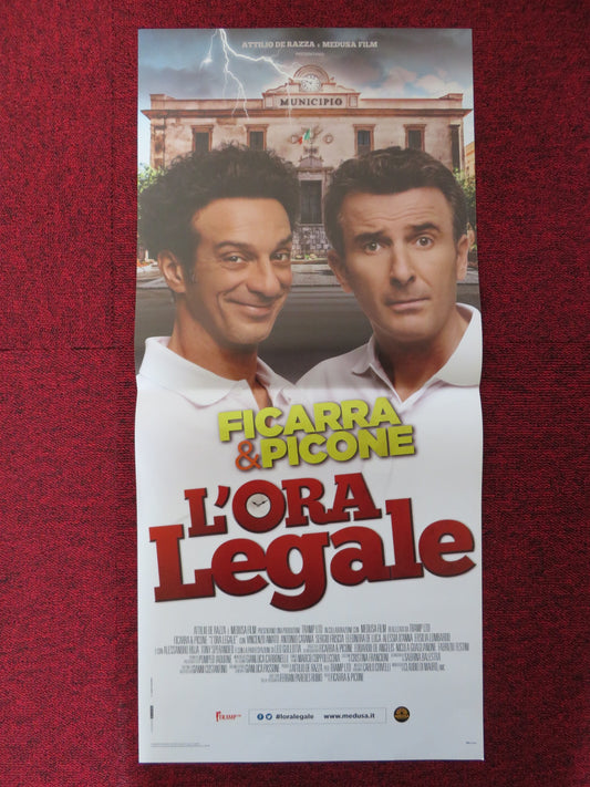 L'ORA LEGALE ITALIAN LOCANDINA POSTER FICARRA PICONE 2017