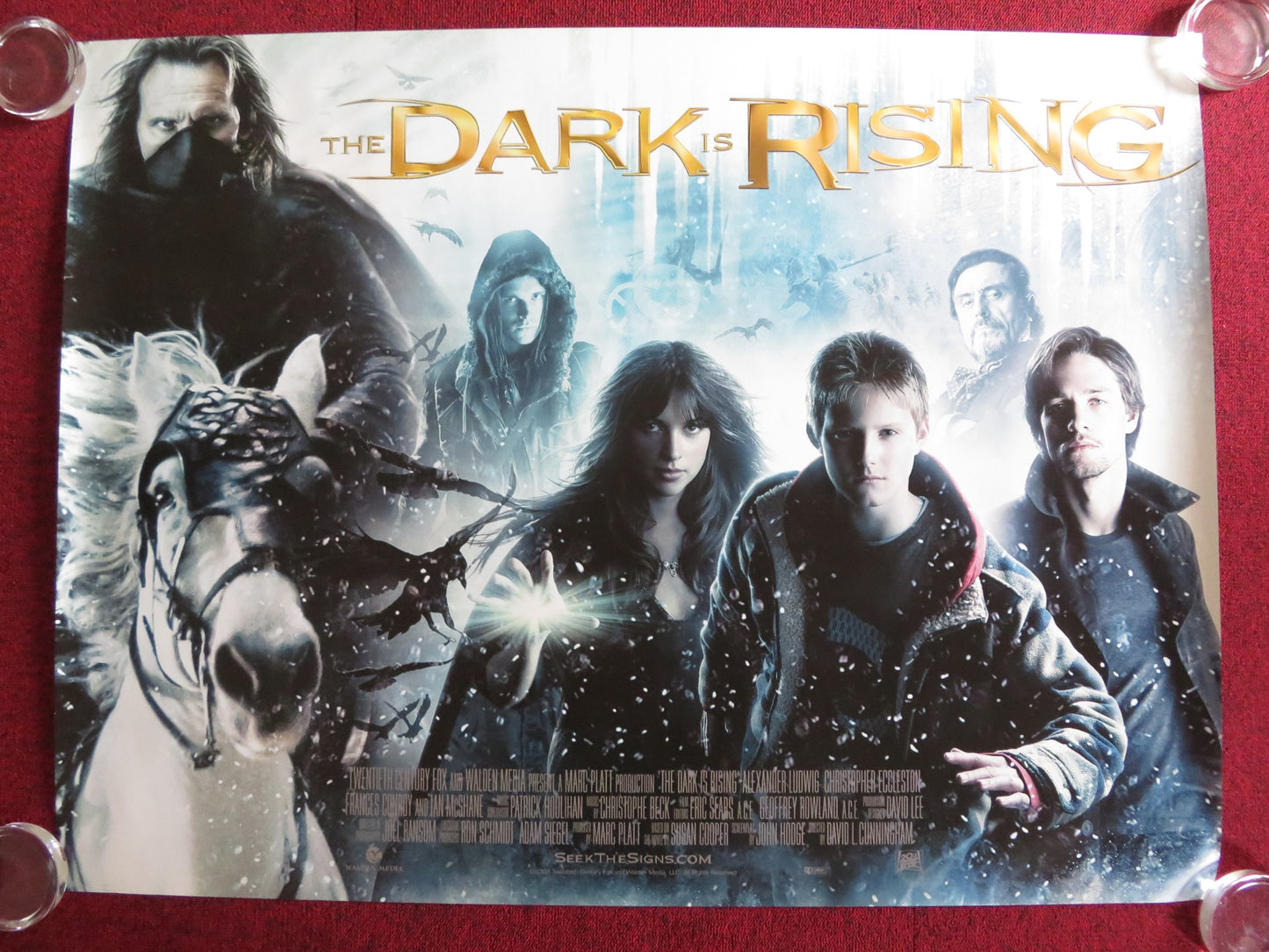 THE SEEKER: THE DARK IS RISING UK QUAD (30"x 40") ROLLED POSTER A. LUDWIG 2007