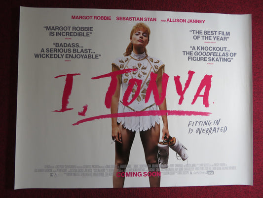 I, TONYA UK QUAD (30"x 40") ROLLED POSTER MARGOT ROBBIE SEBASTIAN STAN 2017