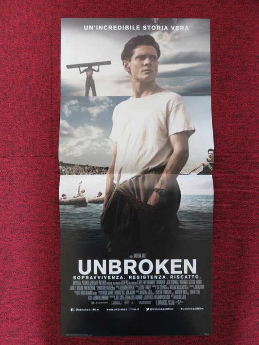 UNBROKEN ITALIAN LOCANDINA POSTER ANGELINA JOLIE JACK O'CONNELL 2014