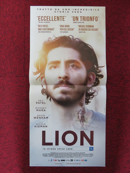 LION ITALIAN LOCANDINA POSTER DEV PATEL ROONEY MARA 2016