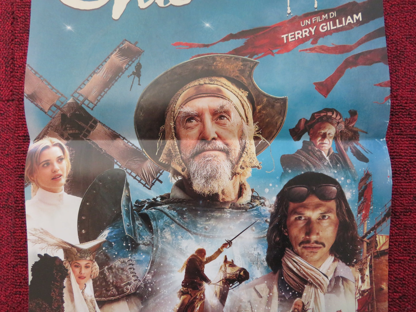 THE MAN WHO KILLED DON QUIXOTE ITALIAN LOCANDINA POSTER TERRY GILLIAM 2018