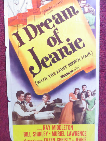 I DREAM OF JEANIE US INSERT (14"x 36") POSTER RAY MIDDLETON BILL SHIRLEY 1952