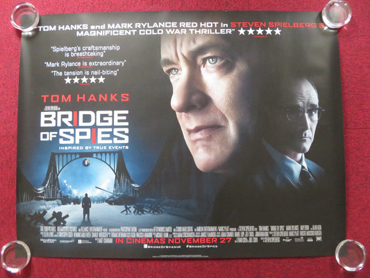 BRIDGE OF SPIES UK QUAD (30"x 40") ROLLED POSTER TOM HANKS MARK RYLANCE 2015