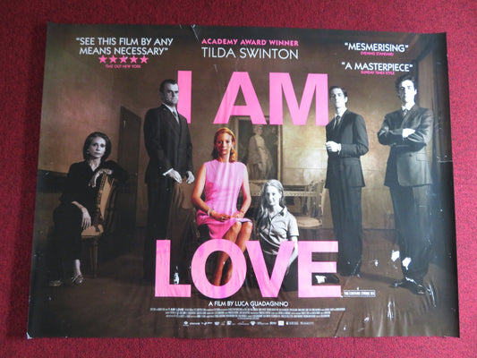 I AM LOVE UK QUAD (30"x 40") ROLLED POSTER TILDA SWINTON FLAVIO PARENTI 2009