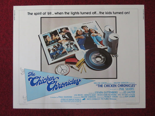 THE CHICKEN CHRONICLES US HALF SHEET (22"x 28") POSTER STEVEN GUTTENBERG 1977