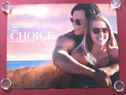 THE CHOICE UK QUAD (30"x 40") ROLLED POSTER BENJAMIN WALKER TERESA PALMER 2016