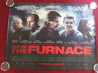 OUT OF THE FURNACE UK QUAD ROLLED POSTER CHRISTIAN BALE CASEY AFFLECK 2013