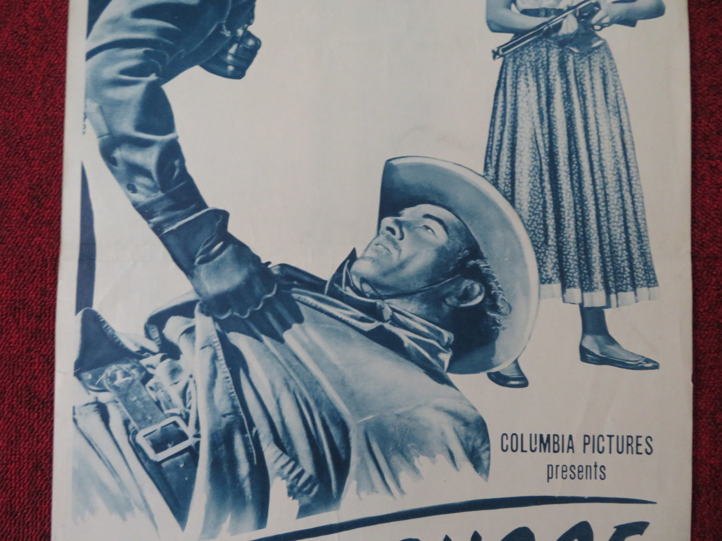 THUNDERHOOF US INSERT (14"x 36") POSTER PRESTON FOSTER MARY STUART 1953