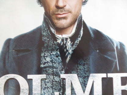 SHERLOCK HOLMES UK QUAD ROLLED POSTER ROBERT DOWNEY JR. JUDE LAW 2009