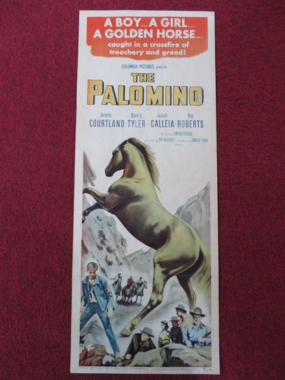 THE PALOMINO US INSERT (14"x 36") POSTER JEROME COURTLAND BEVERLY TYLER 1950