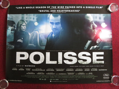 POLISSE UK QUAD (30"x 40") ROLLED POSTER KARIN VIARD JOEYSTARR 2011