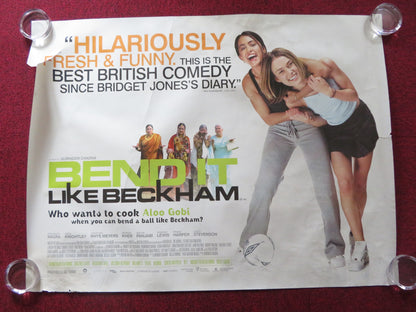 BEND IT LIKE BECKHAM UK QUAD ROLLED POSTER KEIRA KNIGHTLEY PARMINDER NAGRA 2002