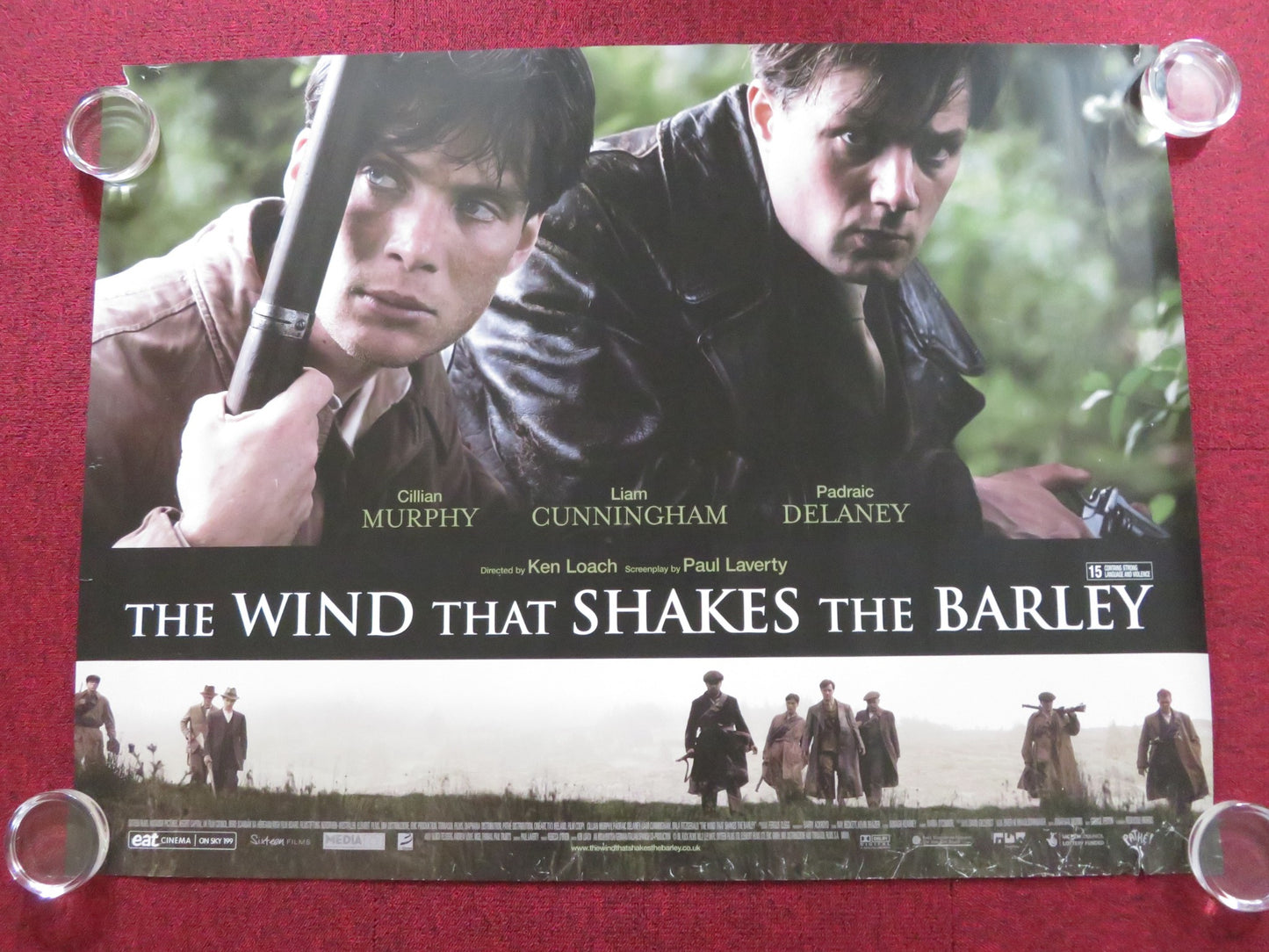 THE WIND THAT SHAKES THE BARLEY UK QUAD (30"x 40") ROLLED POSTER C. MURPHY 2006