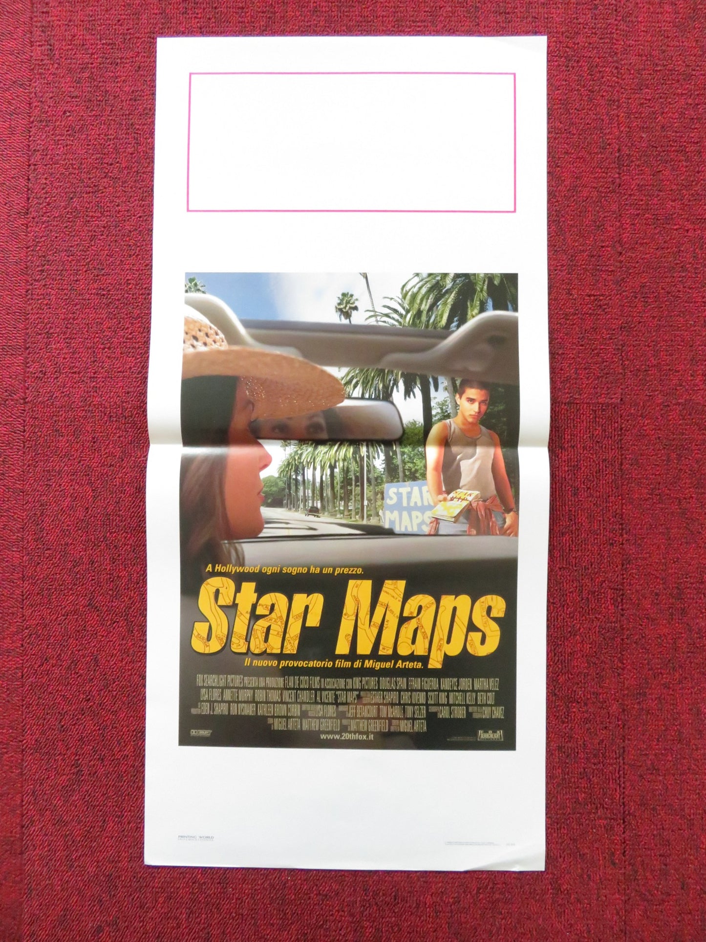 STAR MAPS ITALIAN LOCANDINA POSTER DOUGLAS SPAIN EFRAIN FIGUEROA 1997