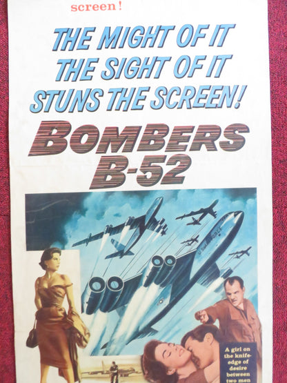 BOMBERS B-52 US INSERT (14"x 36") POSTER NATALIE WOOD KARL MALDEN 1957