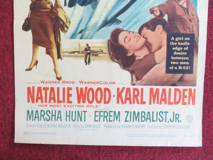 BOMBERS B-52 US INSERT (14"x 36") POSTER NATALIE WOOD KARL MALDEN 1957