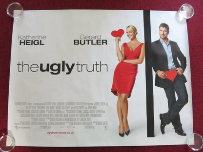 THE UGLY TRUTH UK QUAD ROLLED POSTER GERARD BUTLER KATHERINE HEIGL 2009