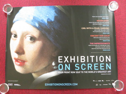 EXHIBITION ON SCREEN: MATISSE REMBRANDT... UK QUAD (30"x 40") ROLLED POSTER 2015