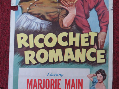 RICOCHET ROMANCE US INSERT (14"x 36") POSTER MARJORIE MAIN CHILL WILLS 1954