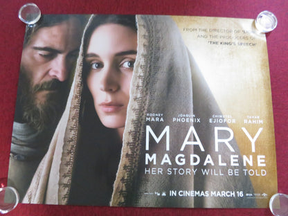 MARY MAGDALENE UK QUAD ROLLED POSTER ROONEY MARA JOAQUIN PHOENIX 2018