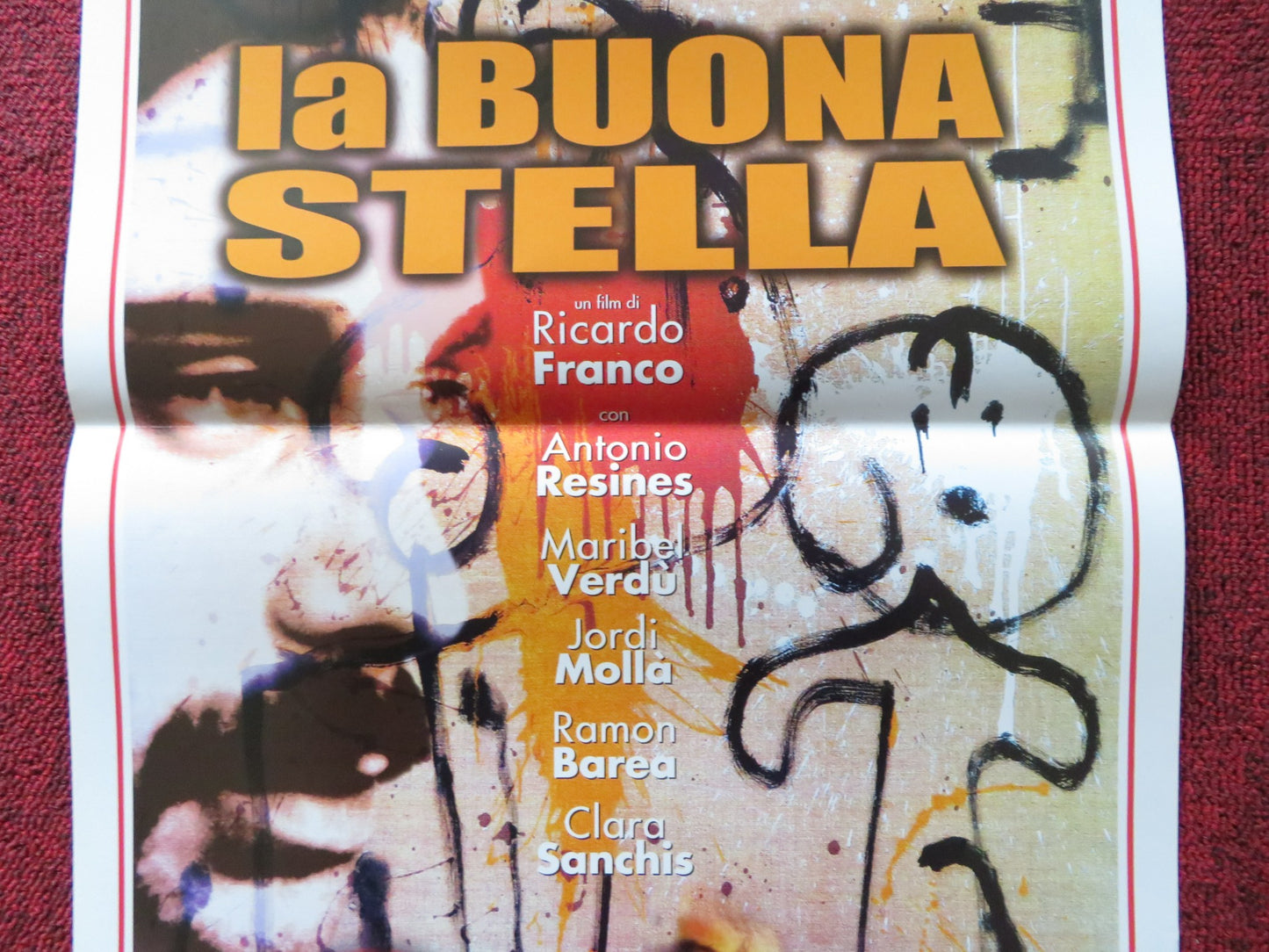 LA BUONA STELLA / LUCKY STAR ITALIAN LOCANDINA POSTER ANTONIO RESINES 1997