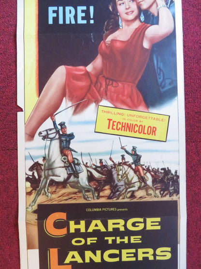 CHARGE OF THE LANCERS US INSERT (14"x 36") POSTER PAULETTE GODDARD 1953