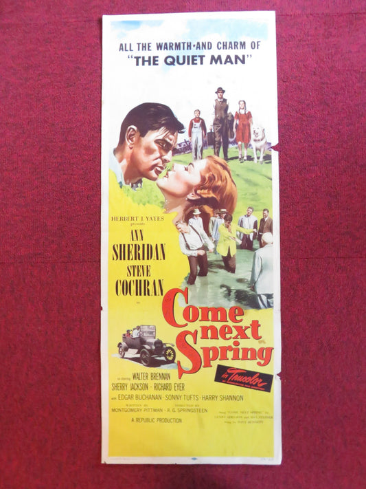 COME NEXT SPRING US INSERT (14"x 36") POSTER ANN SHERICAN STEVE COCHRAN 1956