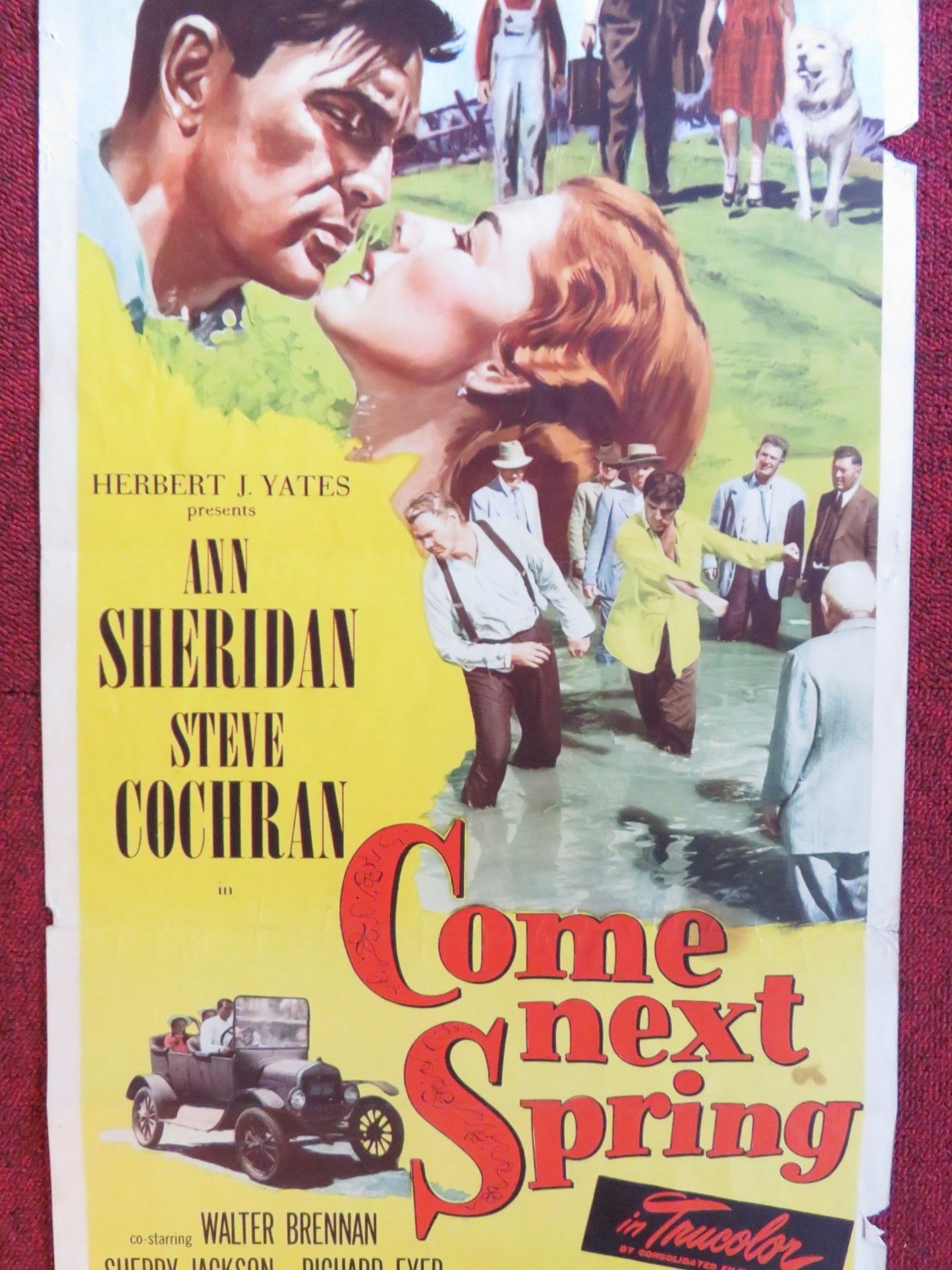 COME NEXT SPRING US INSERT (14"x 36") POSTER ANN SHERICAN STEVE COCHRAN 1956