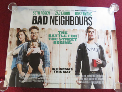 BAD NEIGHBOURS UK QUAD ROLLED POSTER SETH ROGEN ZAC EFRON 2014