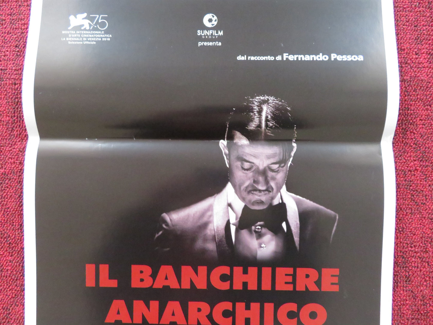 IL BANCHIERE ANARCHICO ITALIAN LOCANDINA POSTER GIULIO BASE PAOLO FOSSO 2018