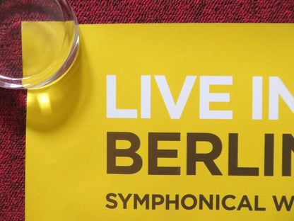 BERLINER HARMONIKER: SYMPHONICAL WORLDS UK QUAD (30"x 40") ROLLED POSTER 2013