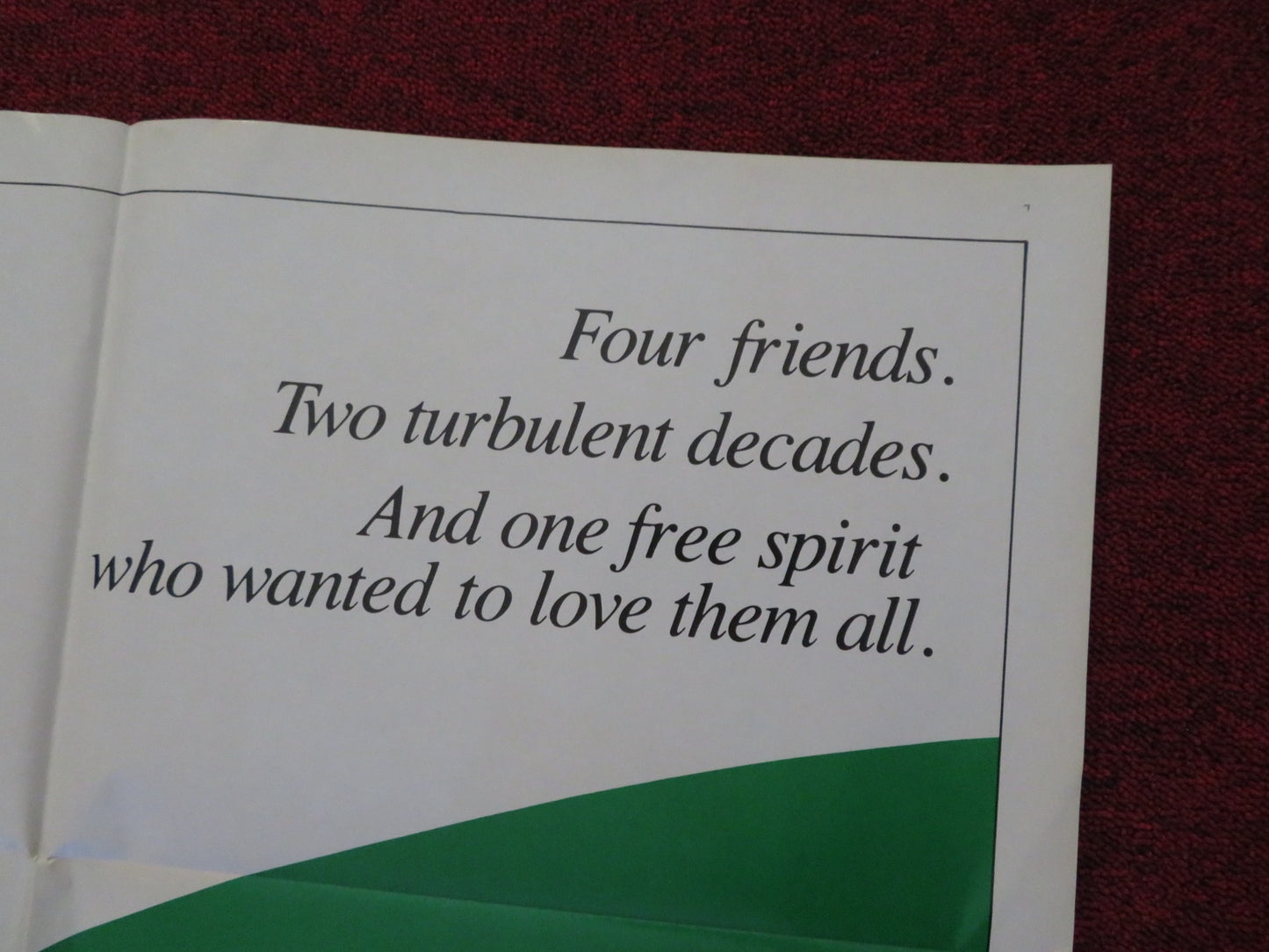 FOUR FRIENDS FOLDED US ONE SHEET POSTER CRAIG WASSON JODI THELEN 1981