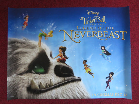 TINKER BELL AND THE LEGEND OF THE NEVERBEAST QUAD (30"x 40") ROLLED POSTER 2014