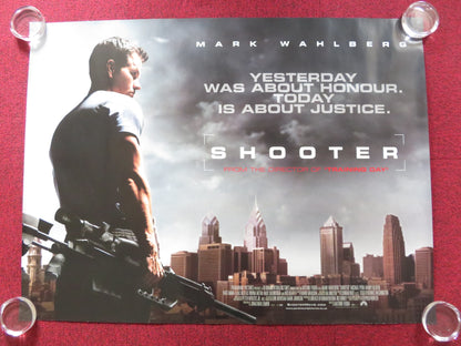 SHOOTER UK QUAD ROLLED POSTER MARK WAHLBERG MICHAEL PENA 2007