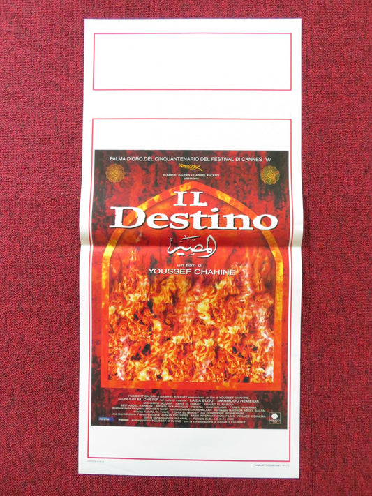 IL DESTINO / DESTINY ITALIAN LOCANDINA POSTER NOUR EL-SHERIF LAYLA OLWI 1997