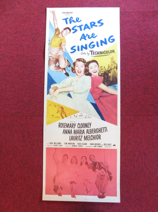 THE STARS ARE SINGING US INSERT (14"x 36") POSTER ROSEMARY CLOONEY 1953