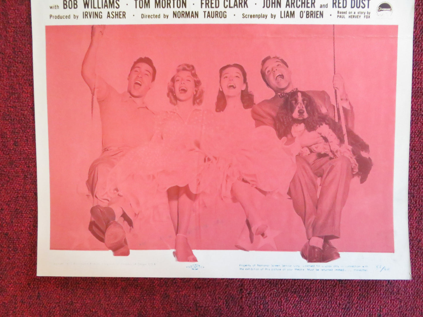 THE STARS ARE SINGING US INSERT (14"x 36") POSTER ROSEMARY CLOONEY 1953