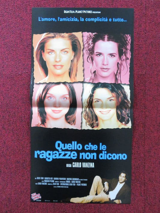 QUELLO CHE LE RAGAZZE NON DICONO ITALIAN LOCANDINA POSTER IRENE FERRI 2000