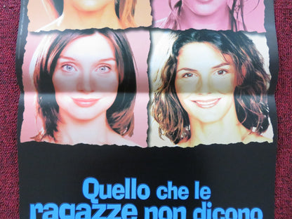 QUELLO CHE LE RAGAZZE NON DICONO ITALIAN LOCANDINA POSTER IRENE FERRI 2000