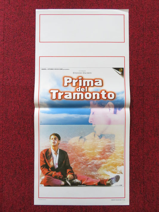 PRIMA DEL TRAMONTO ITALIAN LOCANDINA POSTER COSTANTINO CARROZZA SEBASTIANO 1999