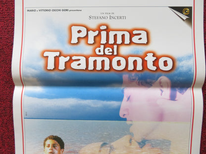 PRIMA DEL TRAMONTO ITALIAN LOCANDINA POSTER COSTANTINO CARROZZA SEBASTIANO 1999