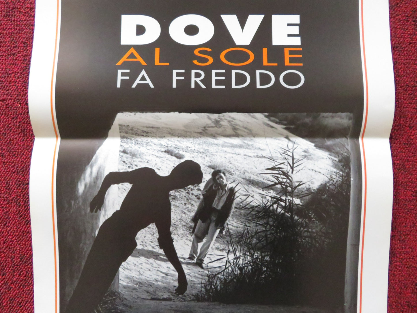 DOVE AL SOLE FA FREDDO ITALIAN LOCANDINA POSTER OANA PELLEA GHEORGHE VISU  1993