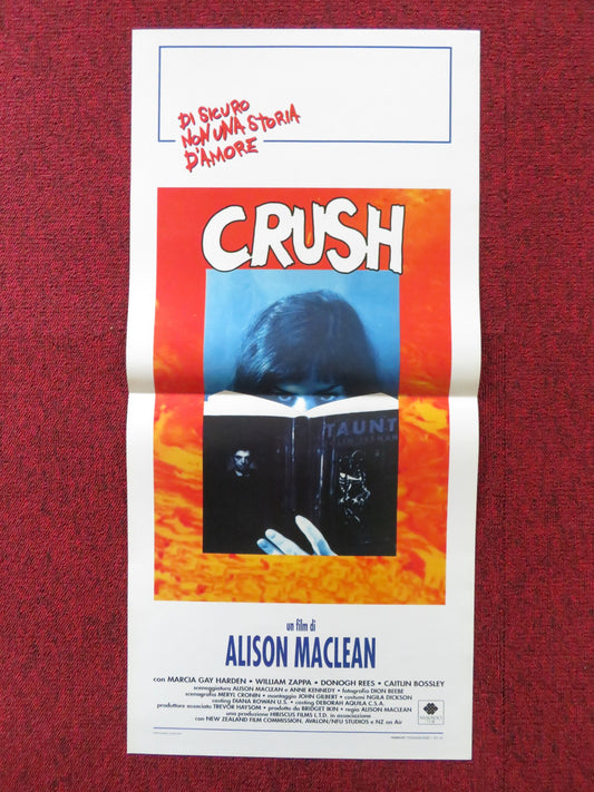 CRUSH ITALIAN LOCANDINA POSTER MARCIA GAY HARDEN WILLIAM ZAPPA 1993