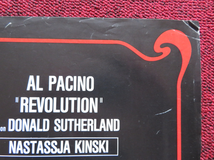 REVOLUTION ITALIAN FOTOBUSTA POSTER AL PACINO DONALD SUTHERLAND 1985