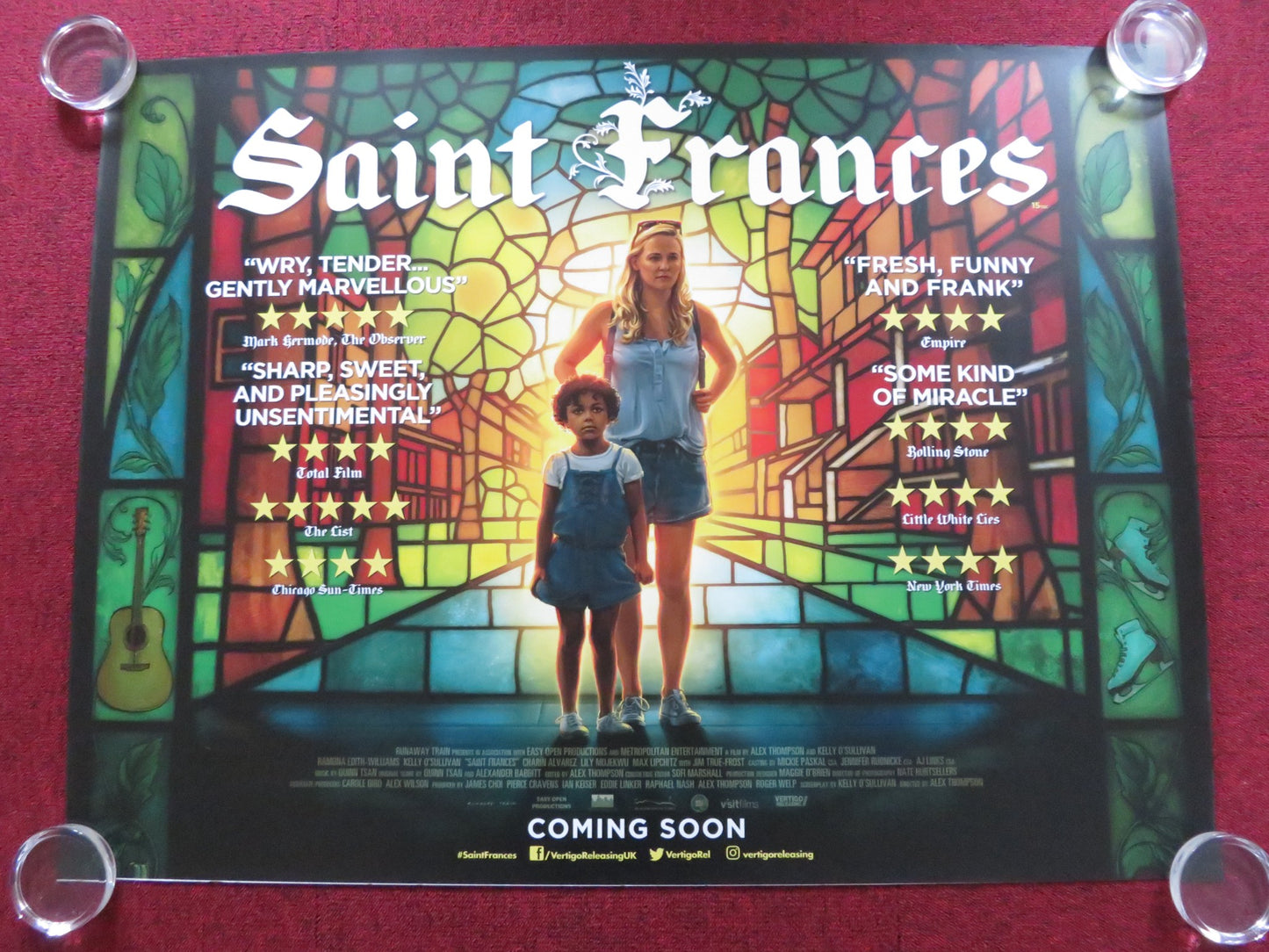 SAINT FRANCES UK QUAD (30"x 40") ROLLED POSTER KELLY O'SULLIVAN 2019